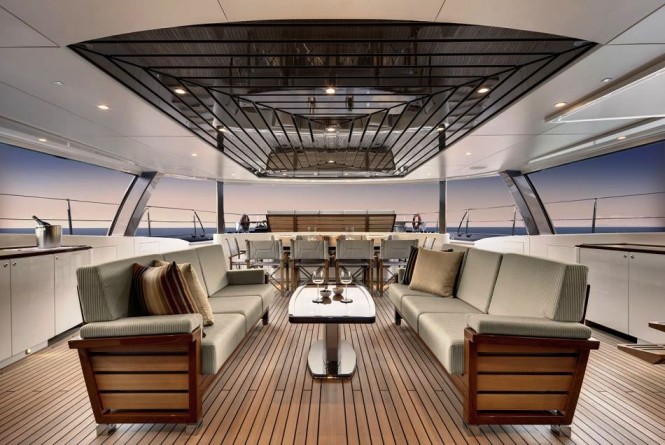 Sailing Yacht Kokomo III - The Aft Deak Cockpit